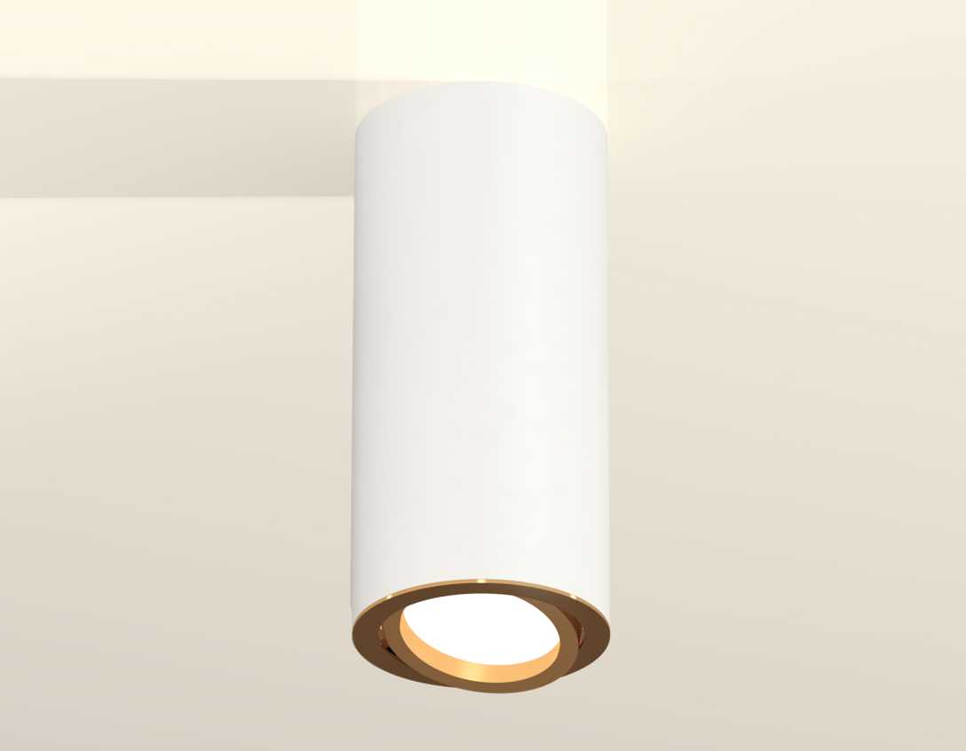 Комплект накладного светильника Ambrella light Techno Spot XS7442004 SWH/PYG белый песок/золото желтое полированное (C7442, N7004)