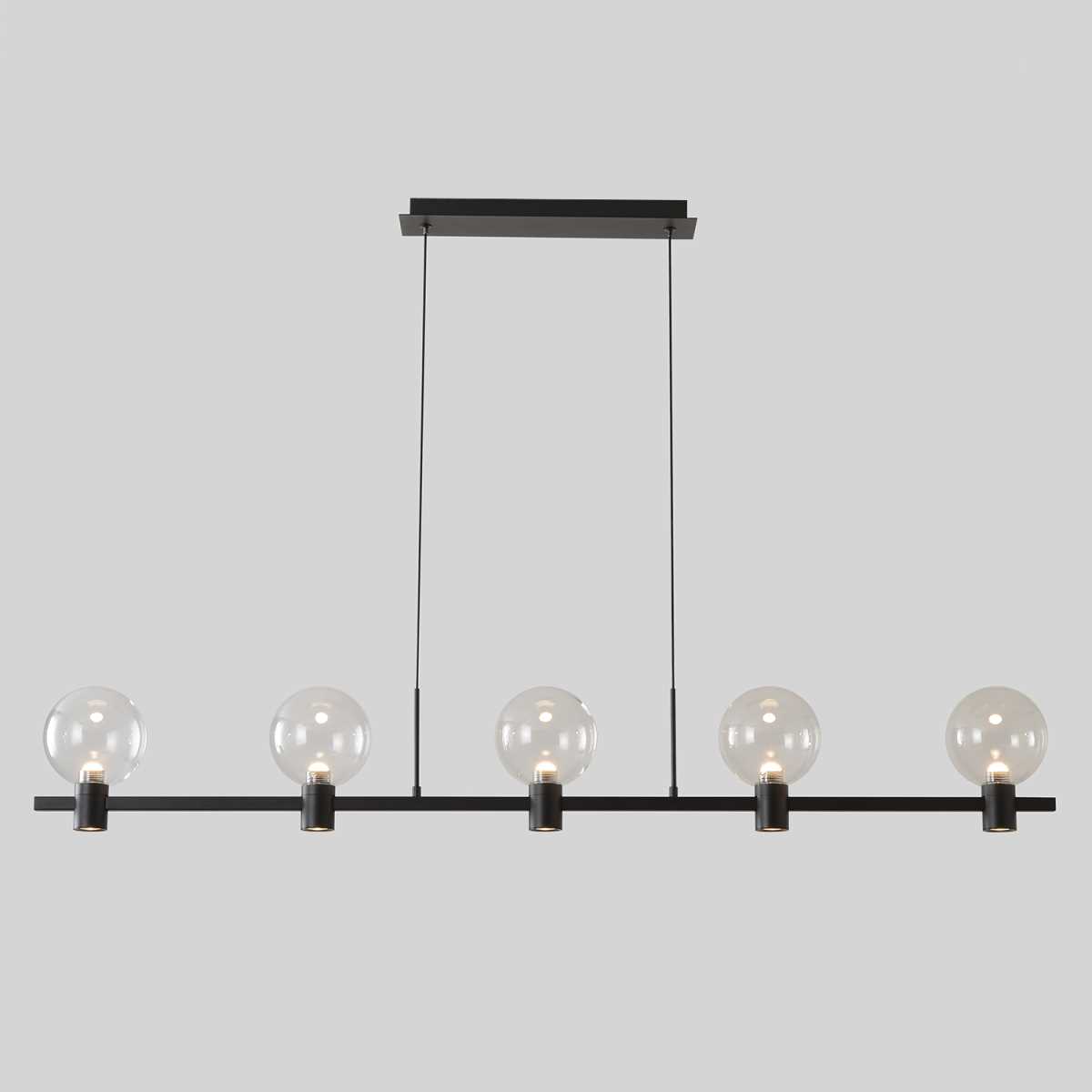 Светильник подвесной Crystal Lux DUET SP35W LED BLACK