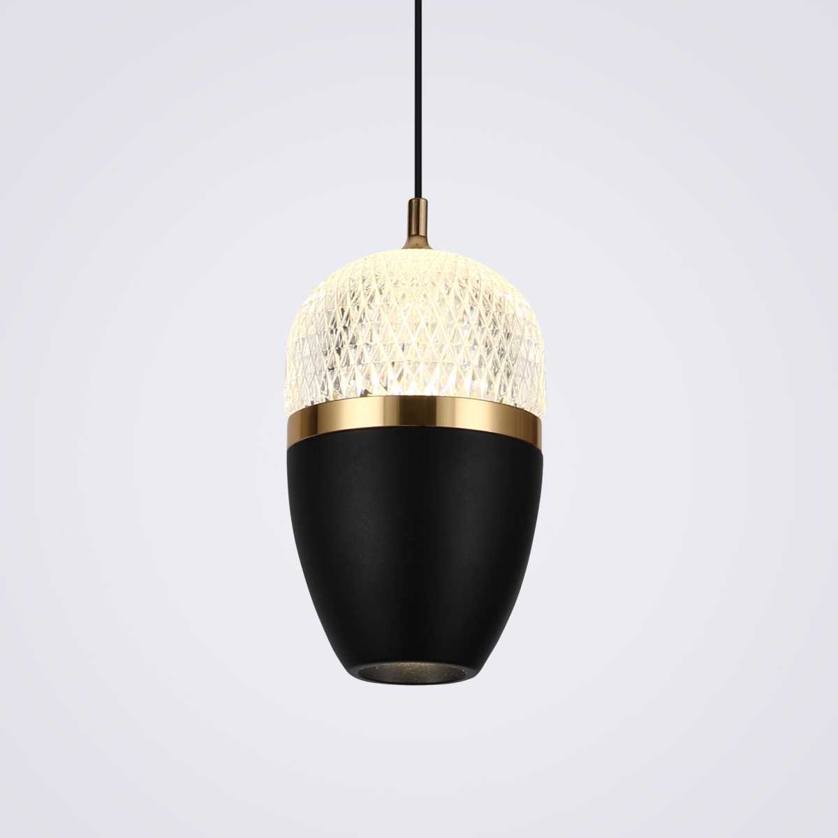 Подвесной светильник LED4U L8754-1 BK