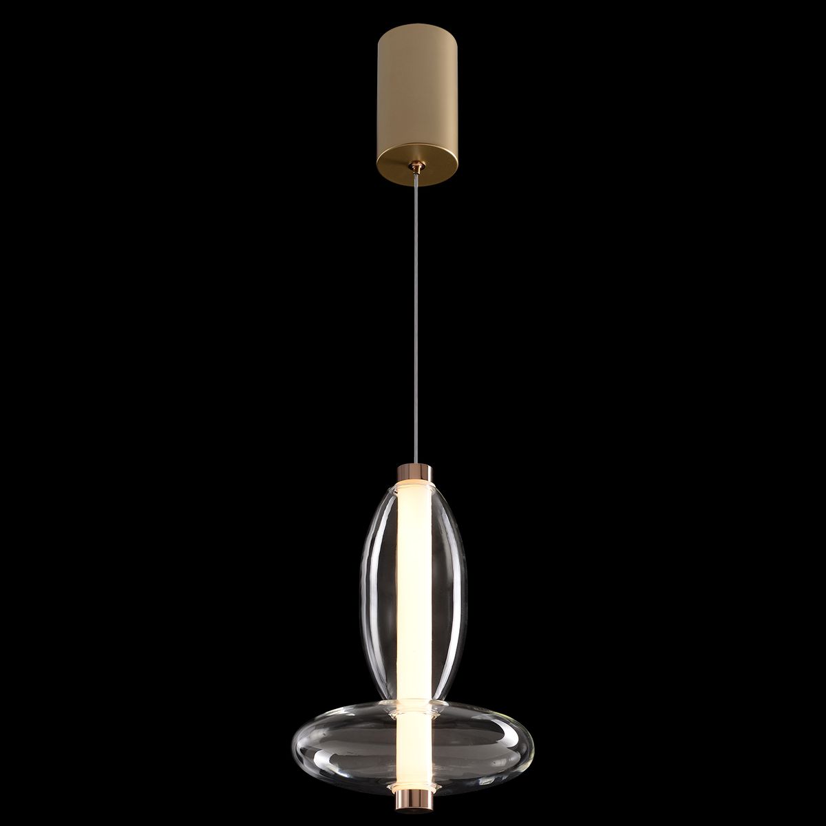 Подвесной светодиодный светильник Crystal Lux Quasar SP7W Led Transparent
