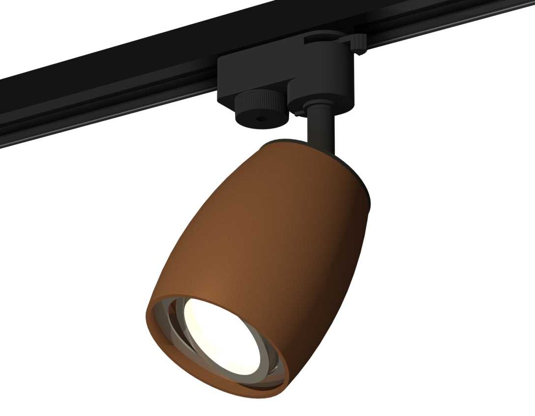 Комплект трекового светильника Ambrella light Track System XT1124003 SCF/PSL кофе песок/серебро полированное (A2521, C1124, N7003)