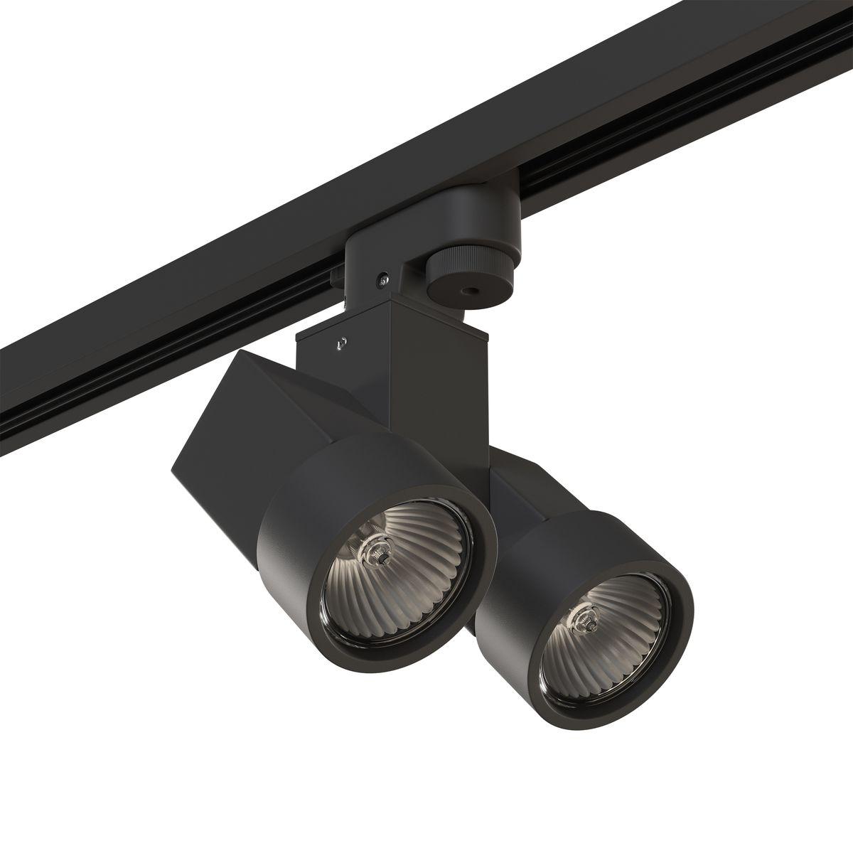 Комплект с трековым светильником Lightstar Illumo X2 (592027+051037) A1T051037