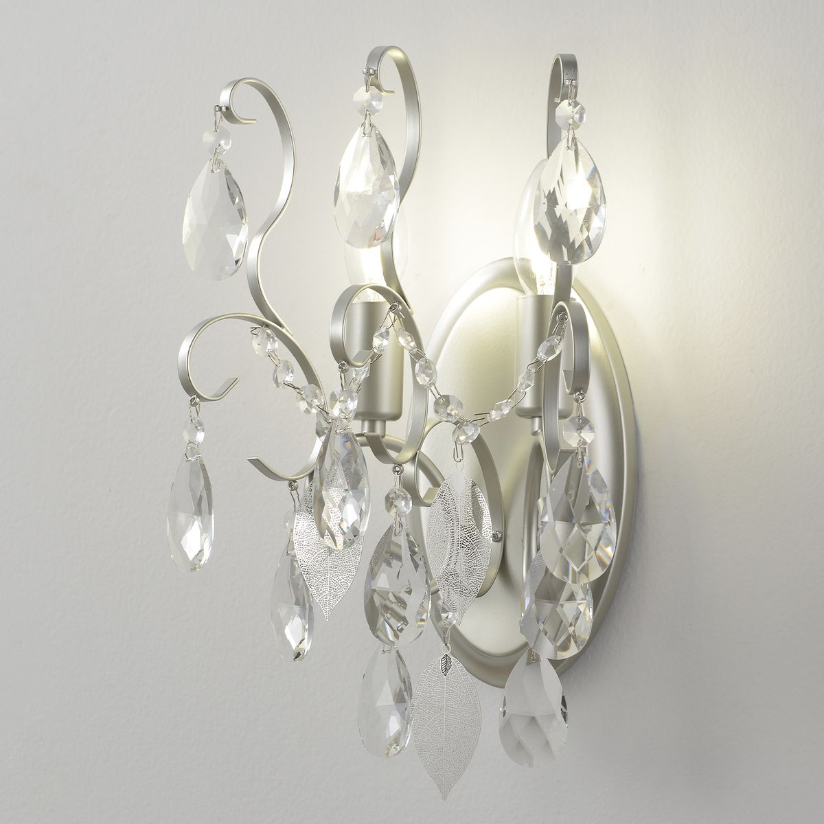 Настенный светильник Crystal Lux Esmiralda AP2 Silver