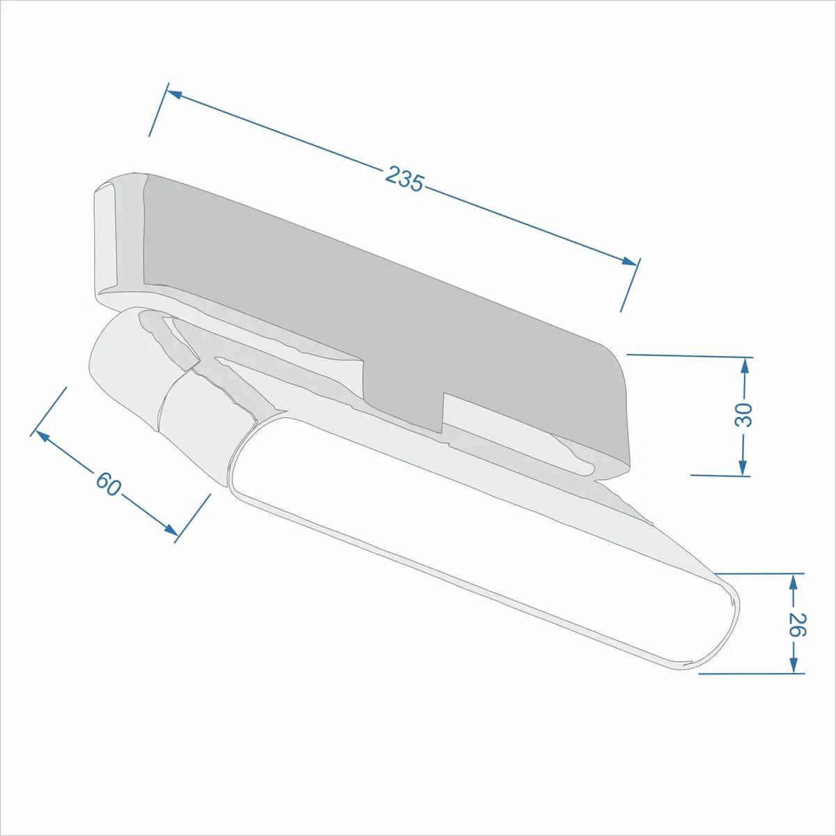 Трековый поворотный светильник ZZOK Nemo 12W Smart Black NRL12-BK-S