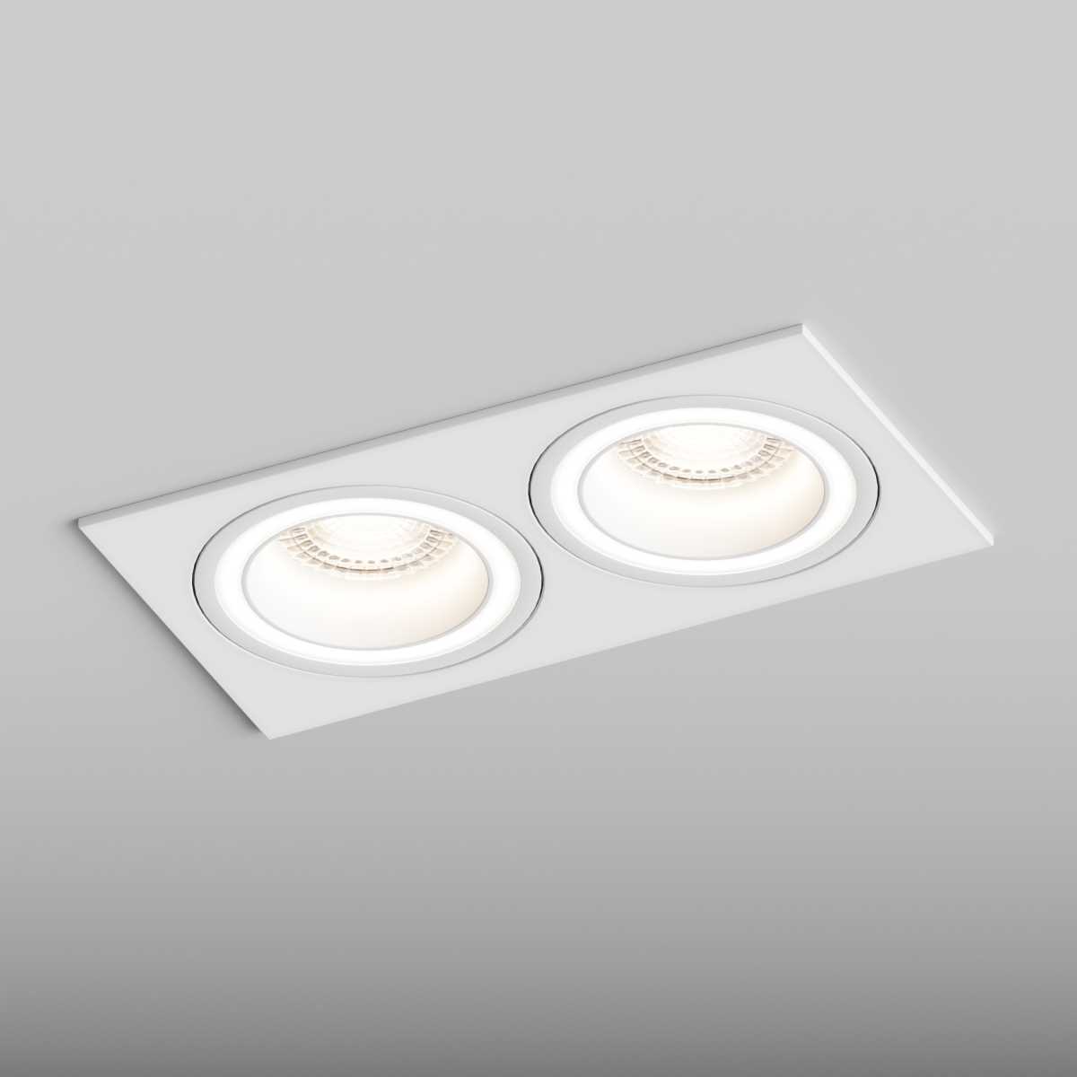 Встраиваемый светильник Hesby Lighting Hesby Eclipse IP20,15Вт, GU10, белый HSBL_0111