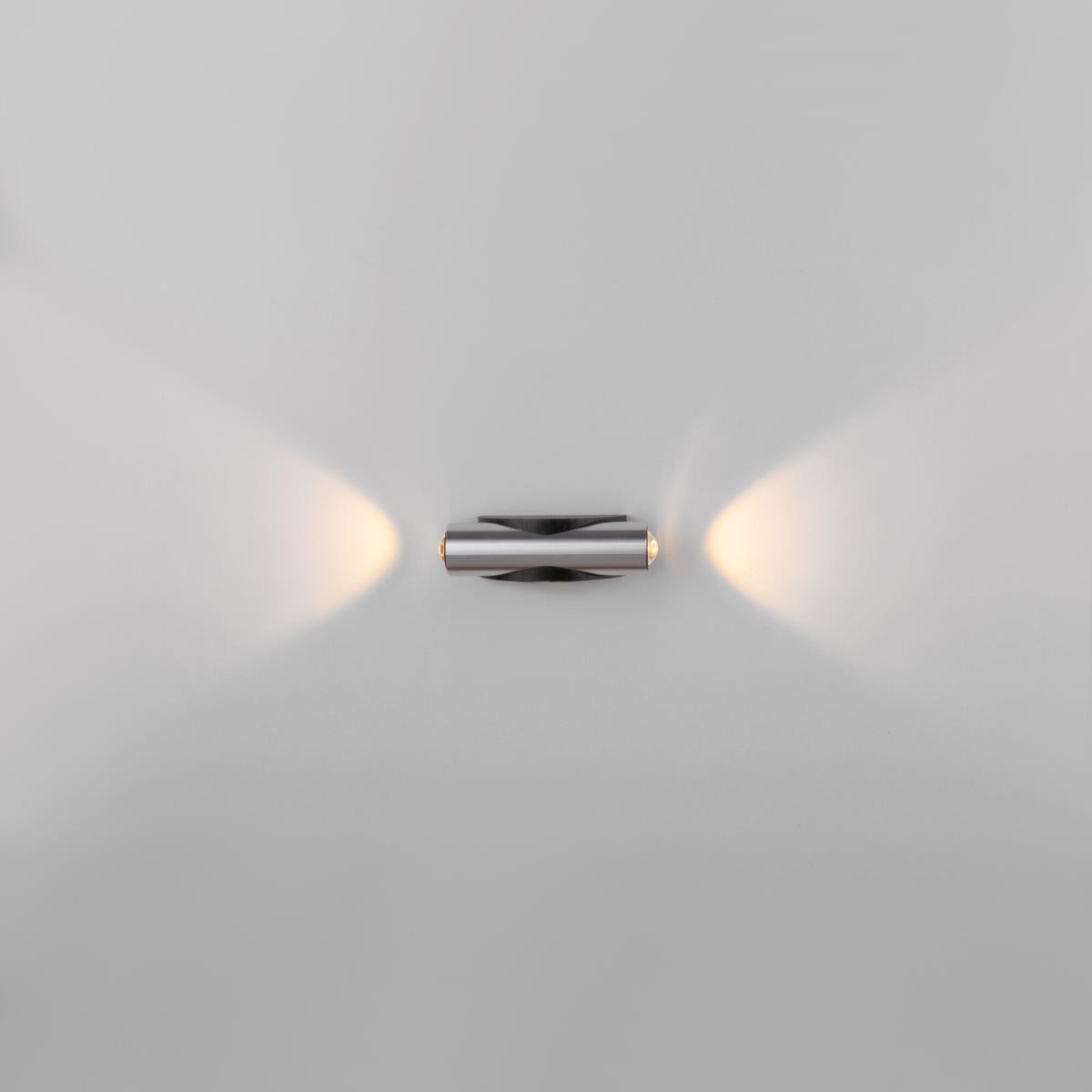 Настенный светодиодный светильник Elektrostandard Steel 40109/LED чёрный/сталь a055629