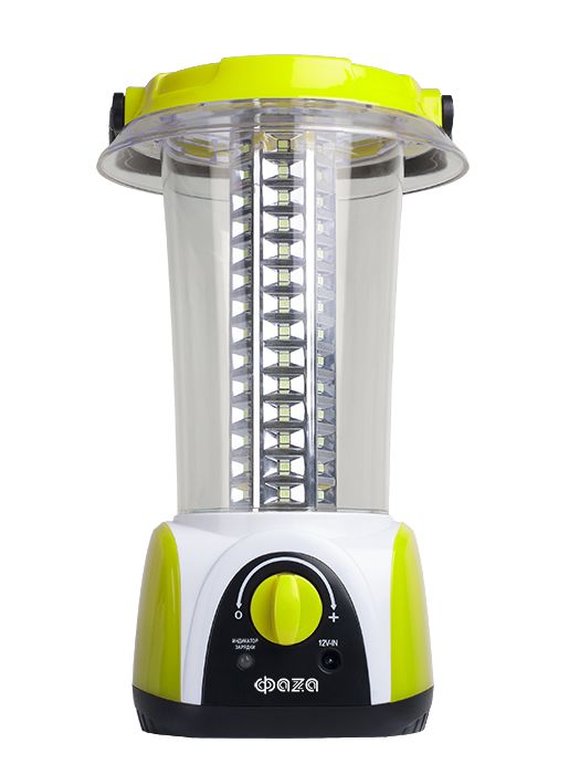 Кемпинговый светодиодный фонарь ФАZA аккумуляторный 450 лм 237х134 AccuF5-L84-gn