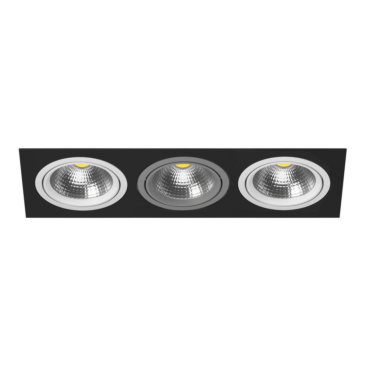 Комплект из светильника и рамки Lightstar Intero 111 (217837+217906+217909+217906) i837060906