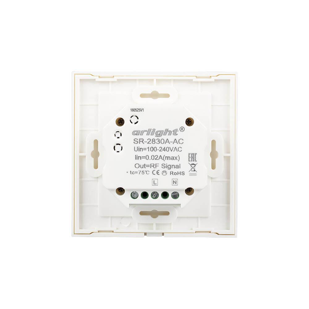 Панель управления Arlight Sens SR-2830A-RF-IN White 017858