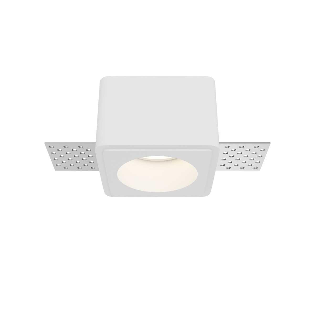 Встраиваемый светильник Maytoni Technical Gyps Modern DL123-GU10-01-W
