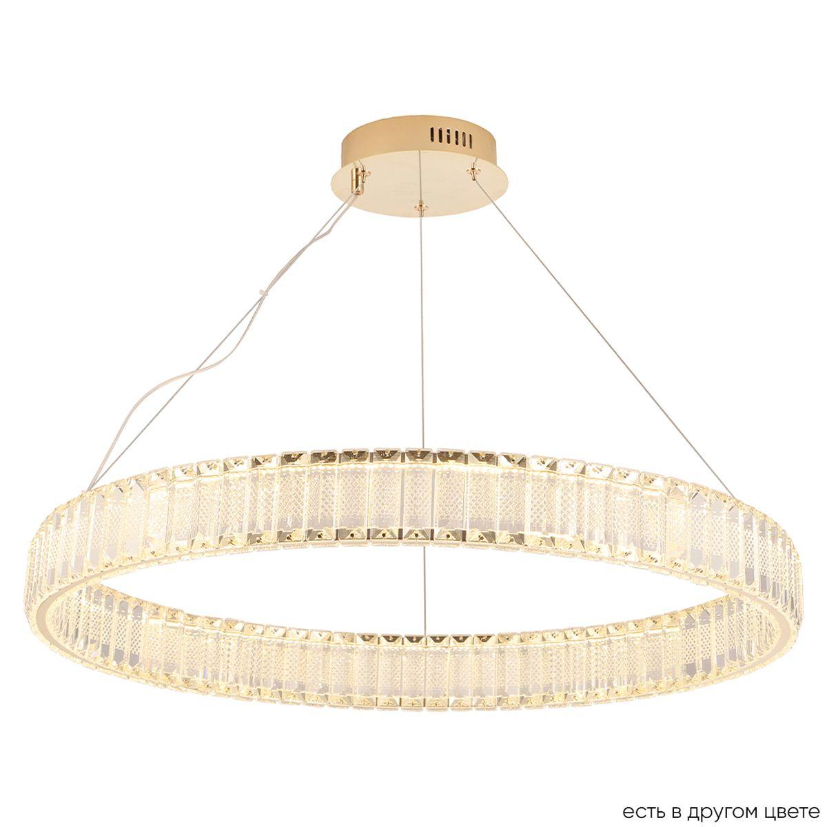 Подвесной светодиодный светильник Crystal Lux Musika SP70W Led Gold