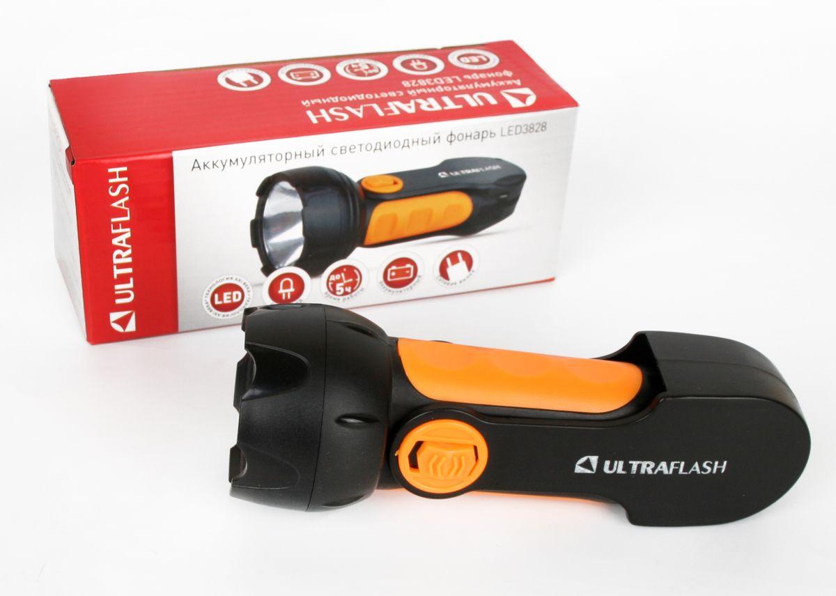 Рабочий светодиодный фонарь Ultraflash Accu Profi аккумуляторный 155х50 25 лм LED3828 10922