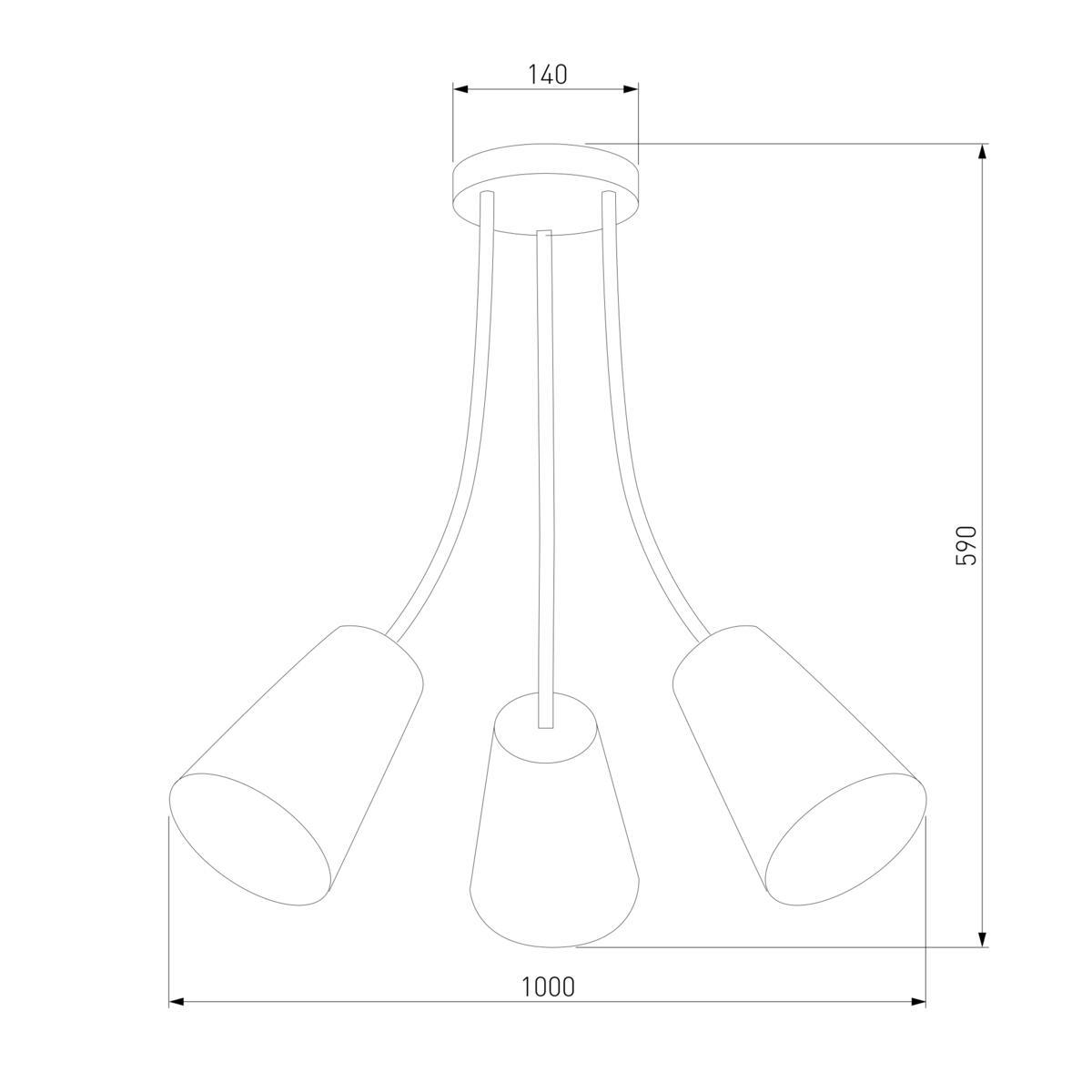 Потолочная люстра TK Lighting 1711 Wire Kids