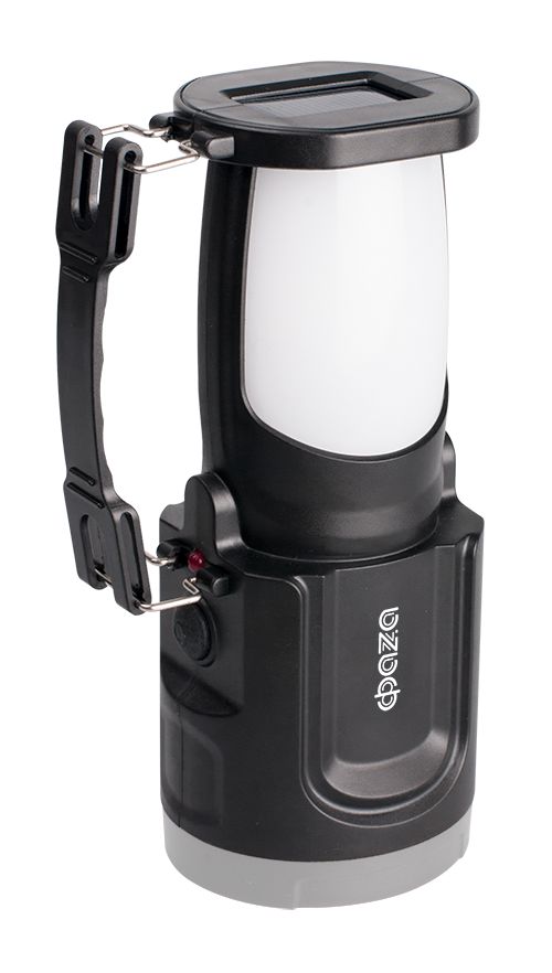 Прожекторный светодиодный фонарь на солнечной батарее ФАZA аккумуляторный 132 лм 180х100 AccuF8-L1W-L24-bk