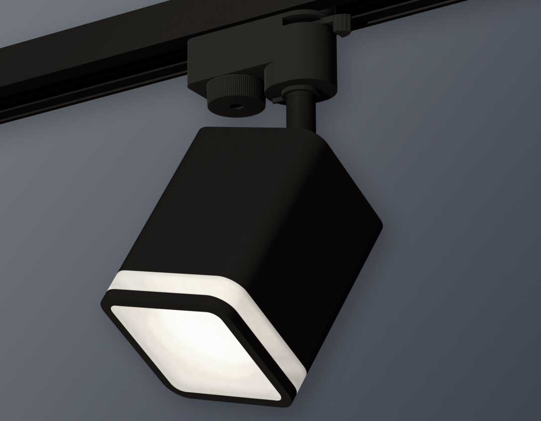 Комплект трекового светильника Ambrella light Track System XT7813021 SBK/FR черный песок/белый матовый (A2521, C7813, N7751)