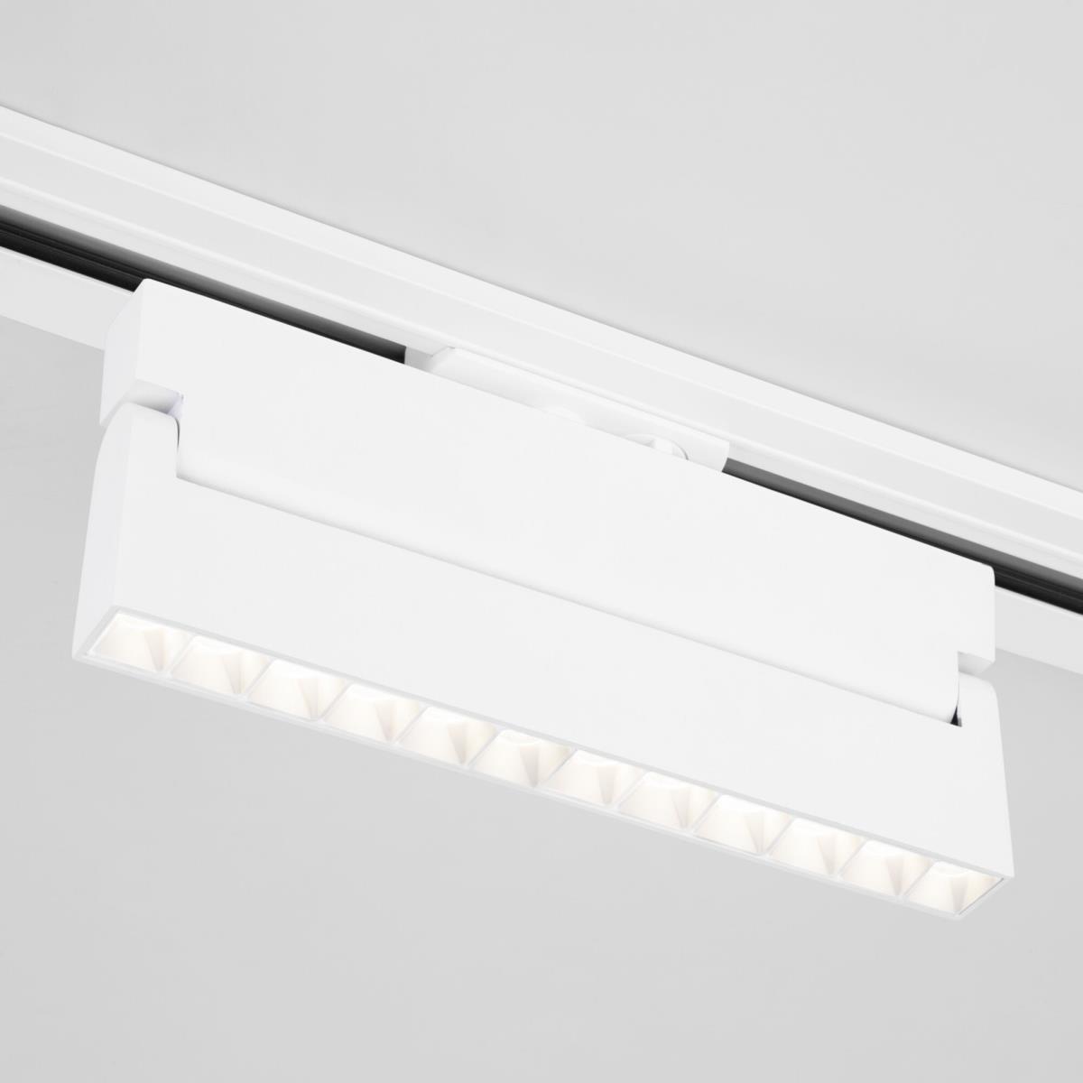 Трековый светодиодный светильник Elektrostandard Garda 85018/01 белый a057443