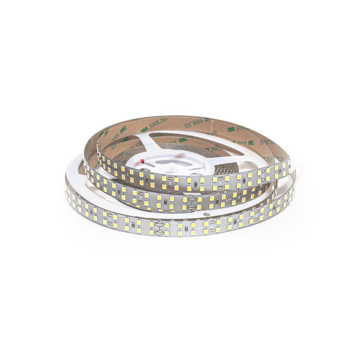 Светодиодная лента LEDS POWER двухрядная 2835 240/м (22Вт/м) 24В холодная, серия ПРО200 009063