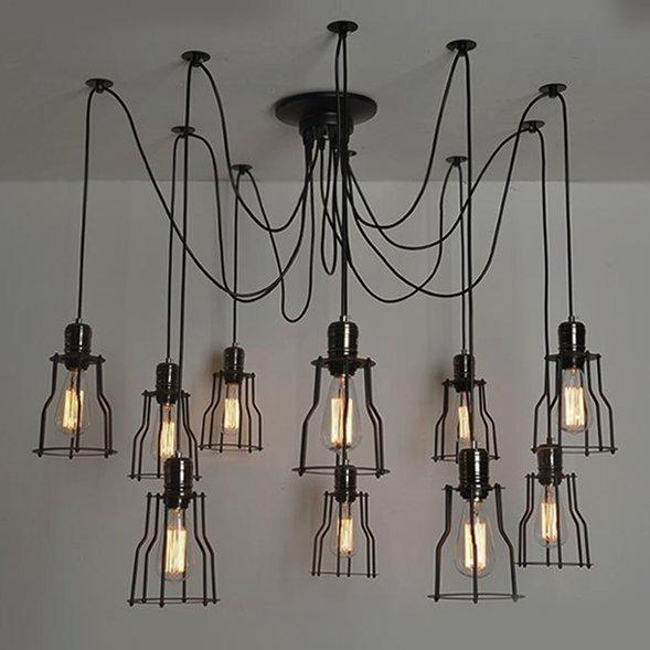 Люстра Loft-Concept Loft Industrial Cage Filament Pendant 40.381-0