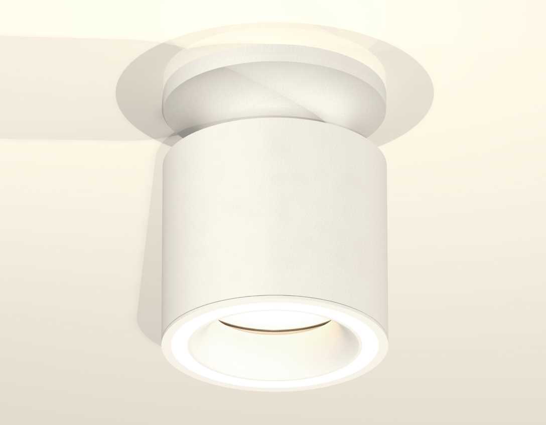 Комплект накладного светильника Ambrella light Techno Spot XS7401063 SWH белый песок (N7925, C7401, N7110)