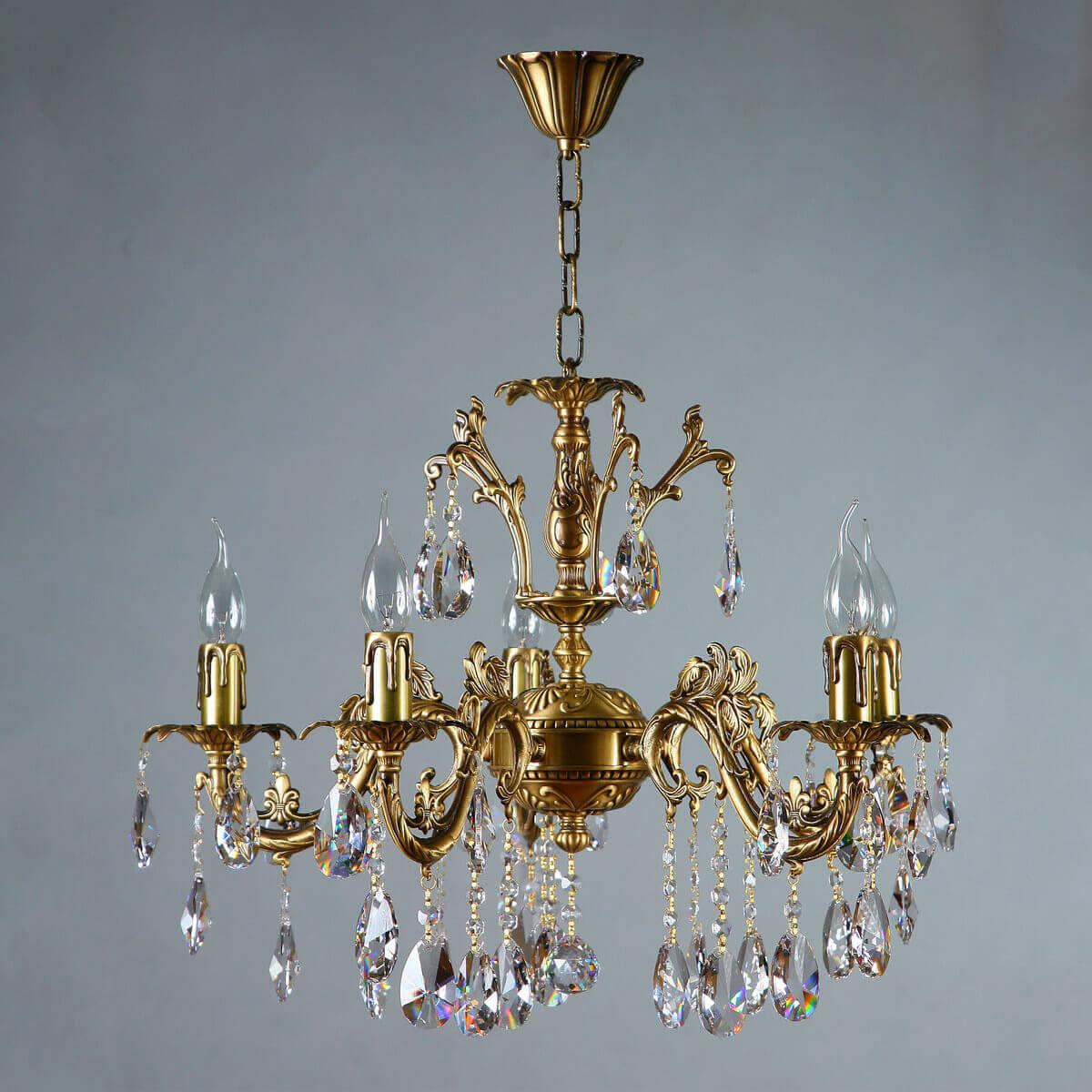 Подвесная люстра Ambiente Granada 2118/5 AB Tear drop