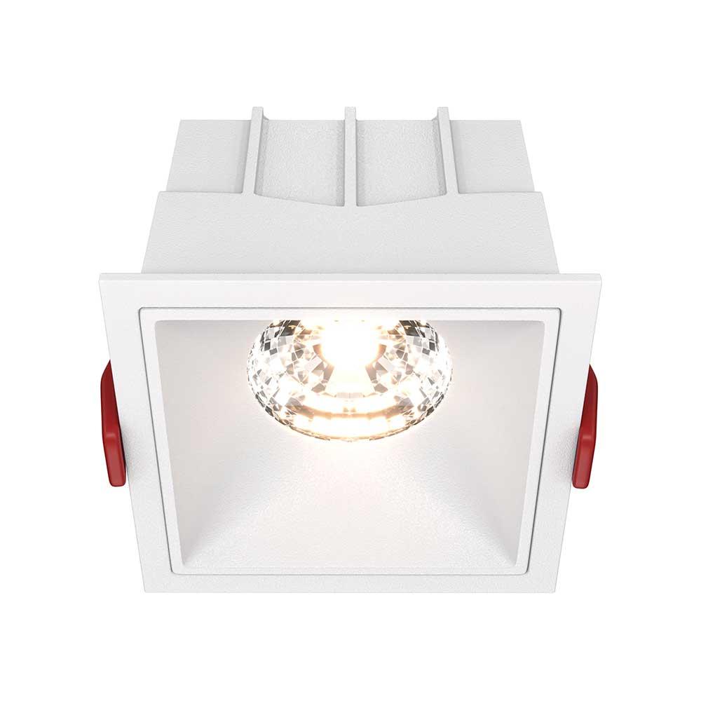 Встраиваемый светильник Maytoni Alfa LED DL043-01-15W3K-SQ-W