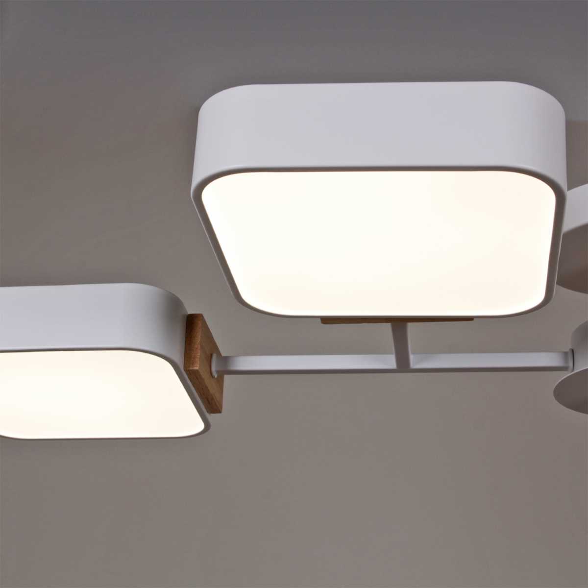 Светильник потолочный Reluce 03363-0.3-04 WH+WOOD