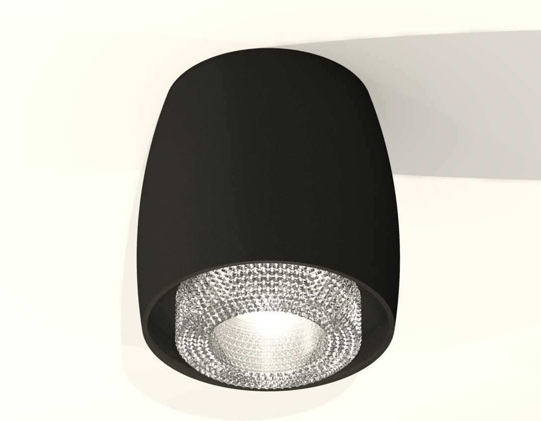 Комплект накладного светильника Ambrella light Techno Spot XS1142020 SBK/CL черный песок/прозрачный (C1142, N7191)
