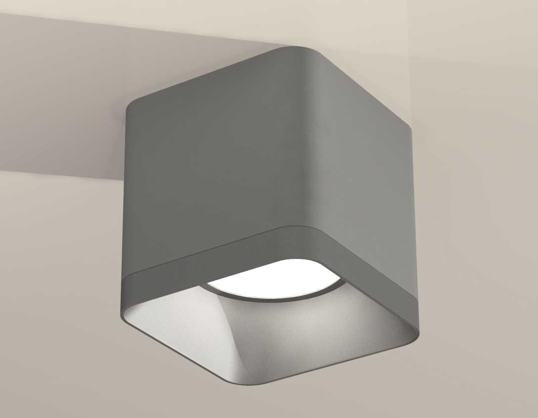 Комплект накладного светильника Ambrella light Techno Spot XS7807003 SGR/SSL серый песок/серебро песок (C7807, N7703)