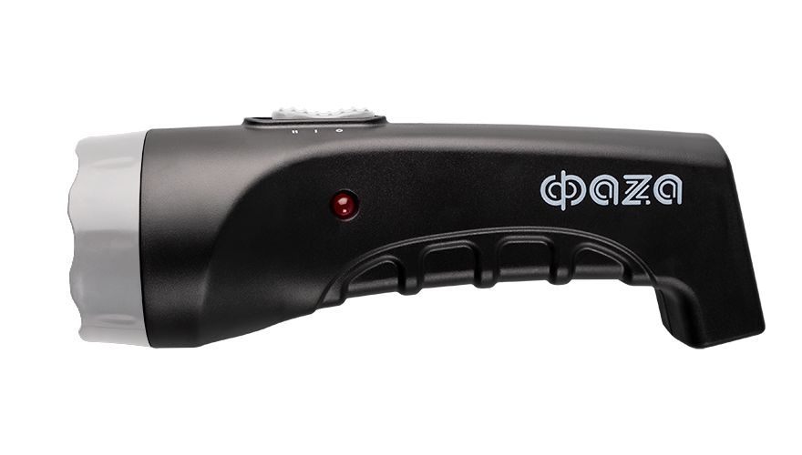 Ручной светодиодный фонарь ФАZA аккумуляторный 16 лм 162х53 AccuF2-L04-bk