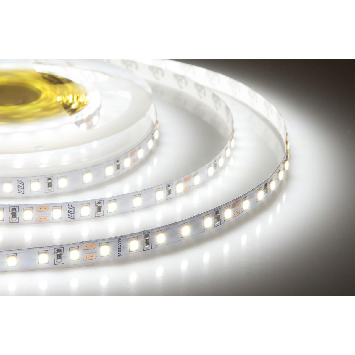 Лента светодиодная ELF 480SMD диодов (2835), 24В, 5м, ГИПЕР, белая ELF-480SMD2835NWW-Hy24