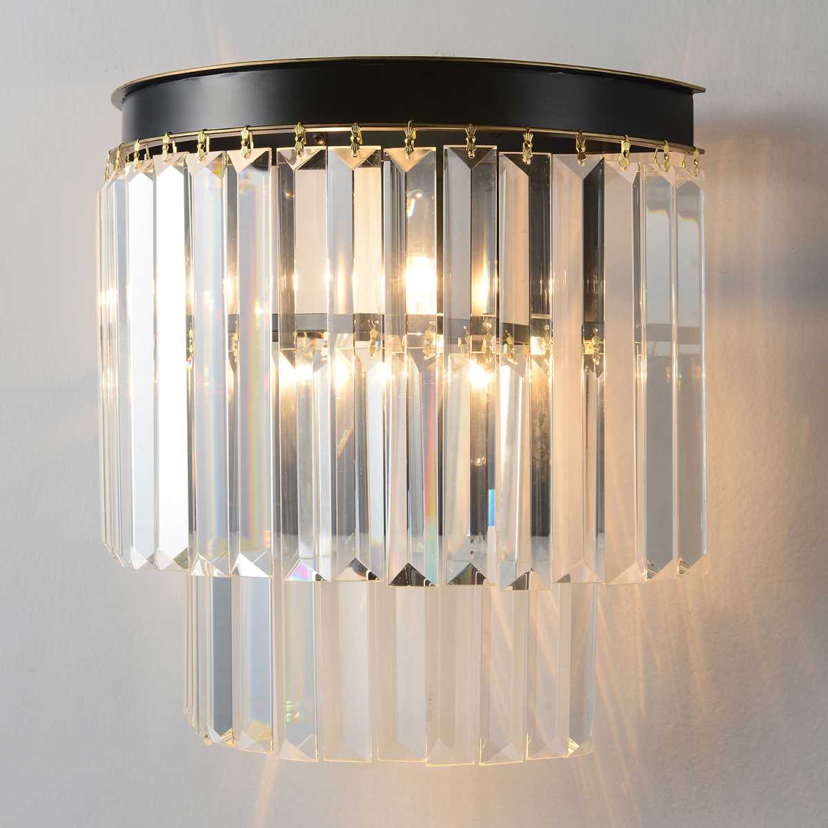 Настенный светильник Crystal Lux MAXIME AP2 BLACK