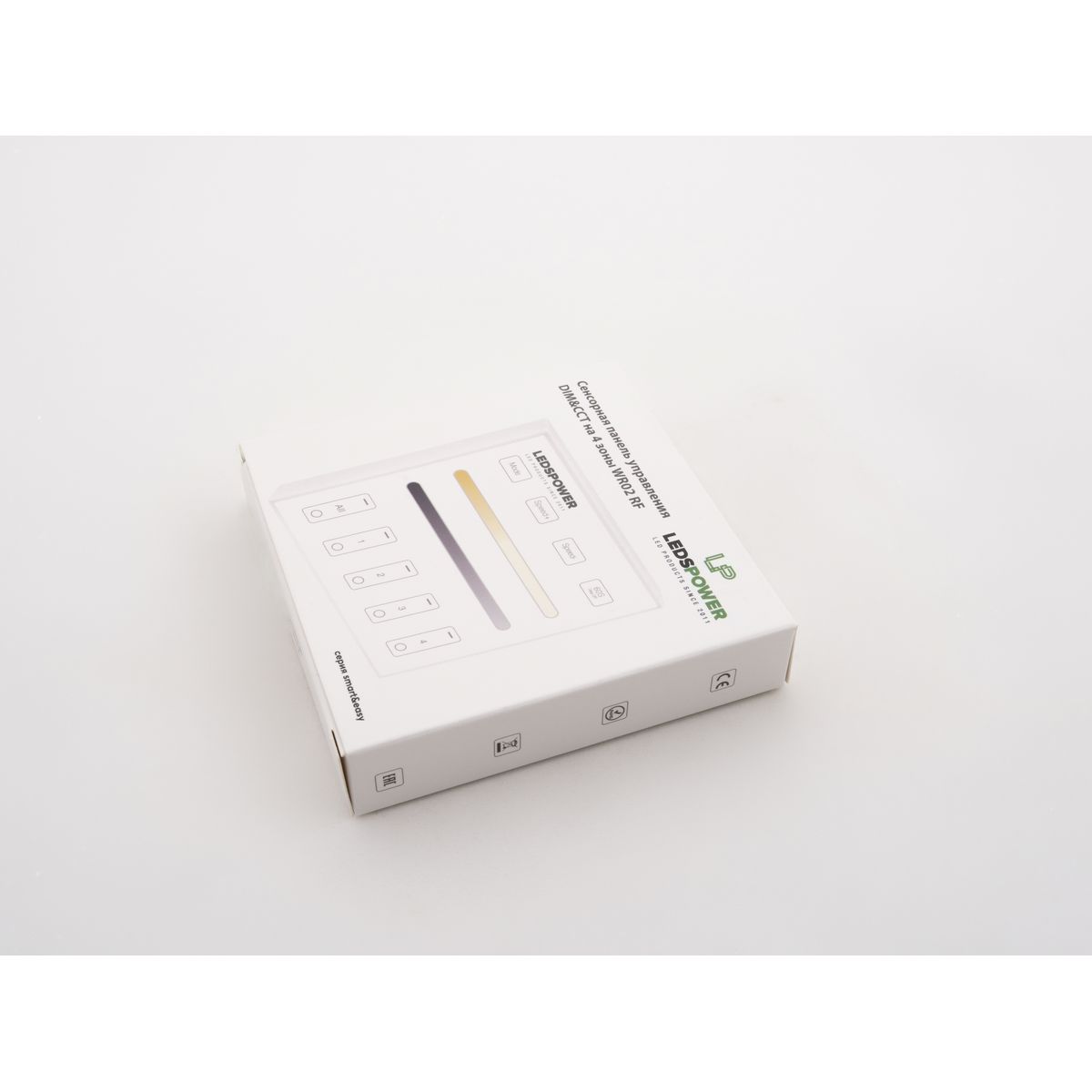 Сенсорная панель управления LEDS POWER DIMCCT на 4 зоны WR02 RF 006482
