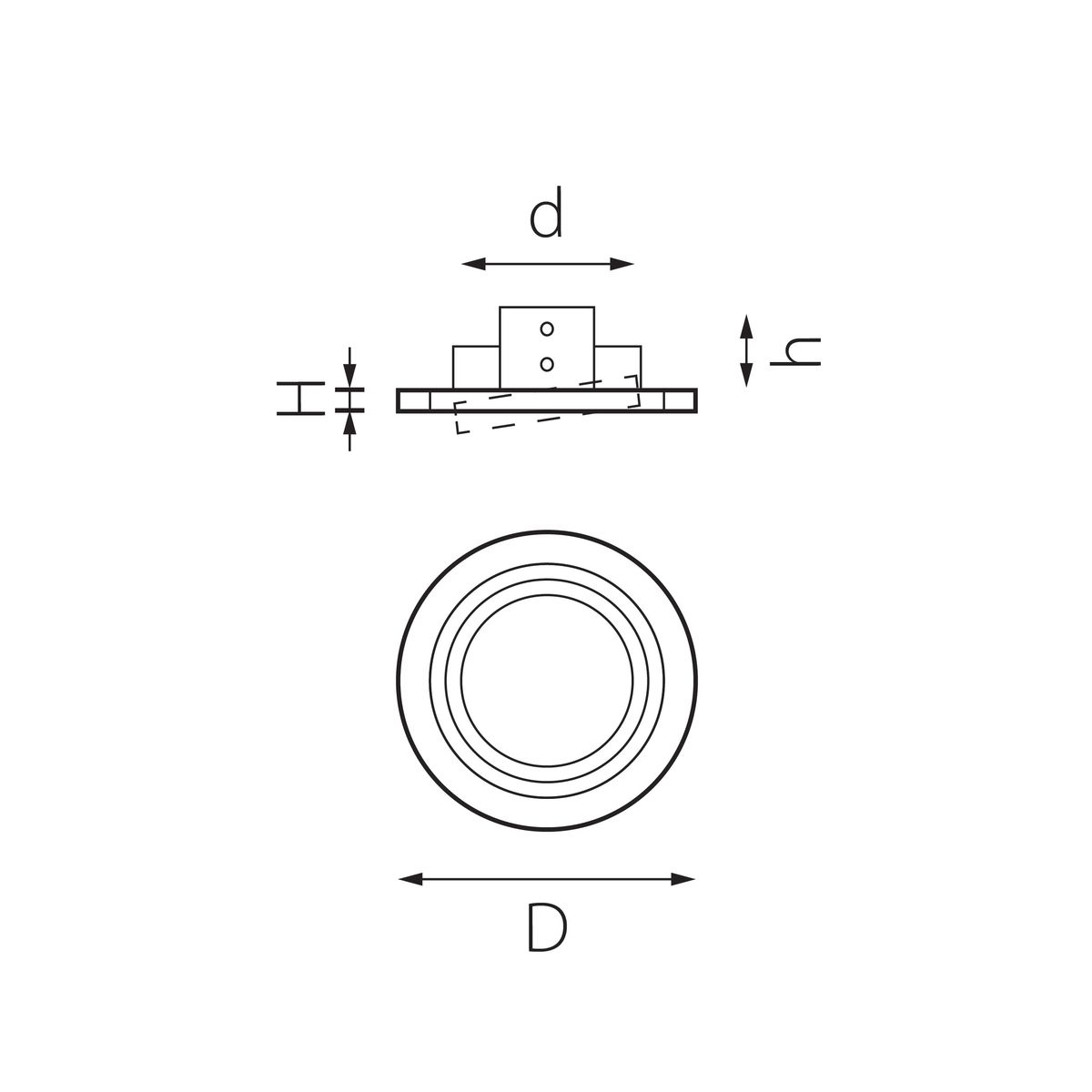 Комплект из светильника и рамки Lightstar Intero 111 (217917+217909) i91709