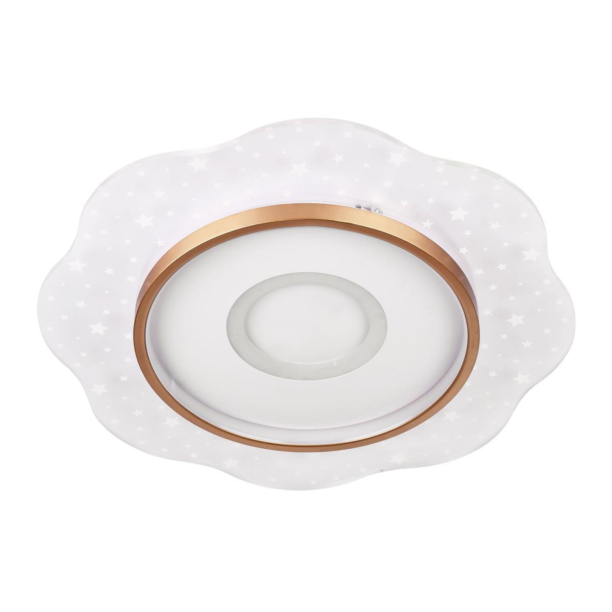 Потолочный cветильник LED4U L1028-500 WH-GD