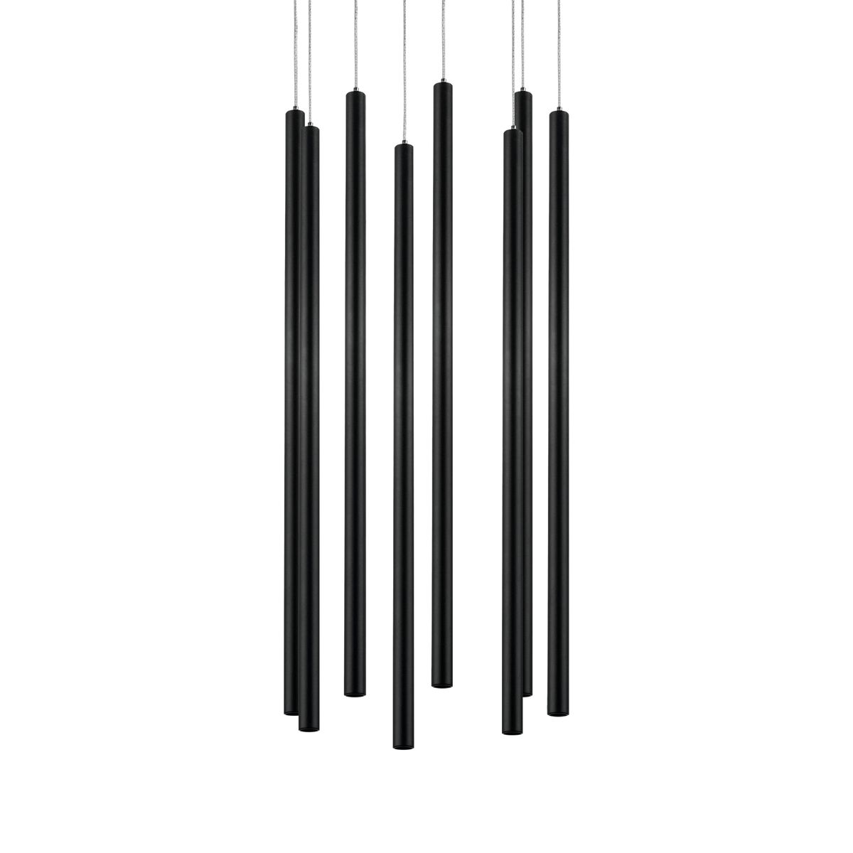 Комплект с подвесной люстрой Lightstar Tubo (574737+747347 (8шт) L8T747347