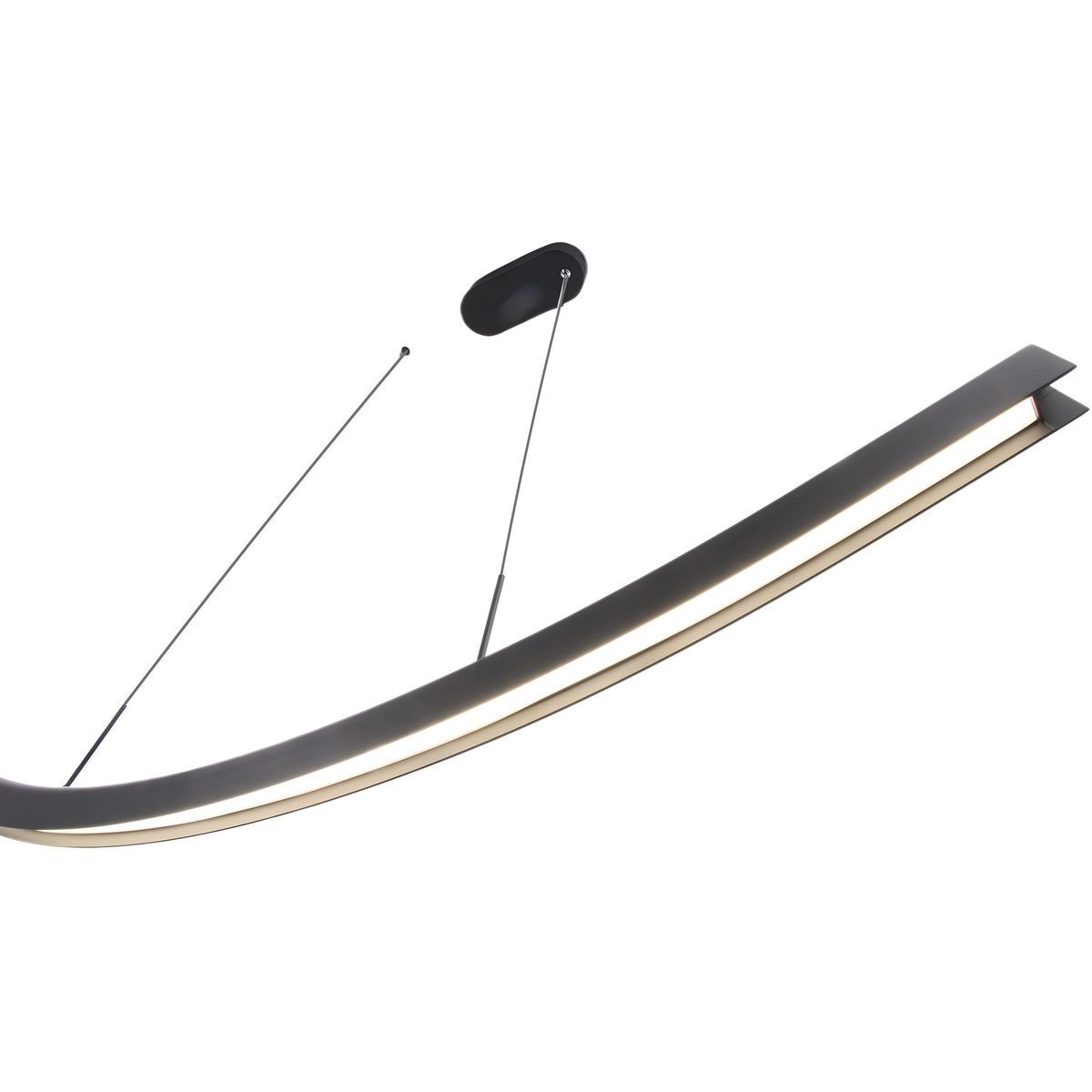 Подвесной светодиодный светильник Mizi'en Slim MZ31505-1200A-black