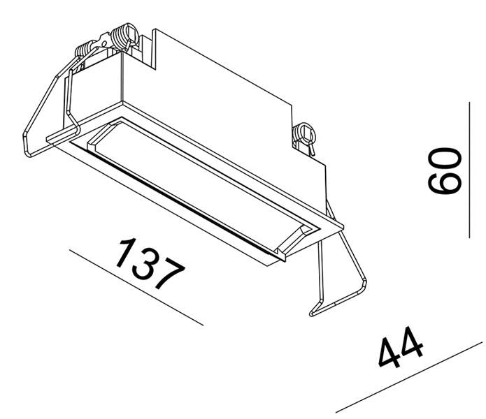 Встраиваемый светодиодный светильник Deko-Light Ceti 5 563006