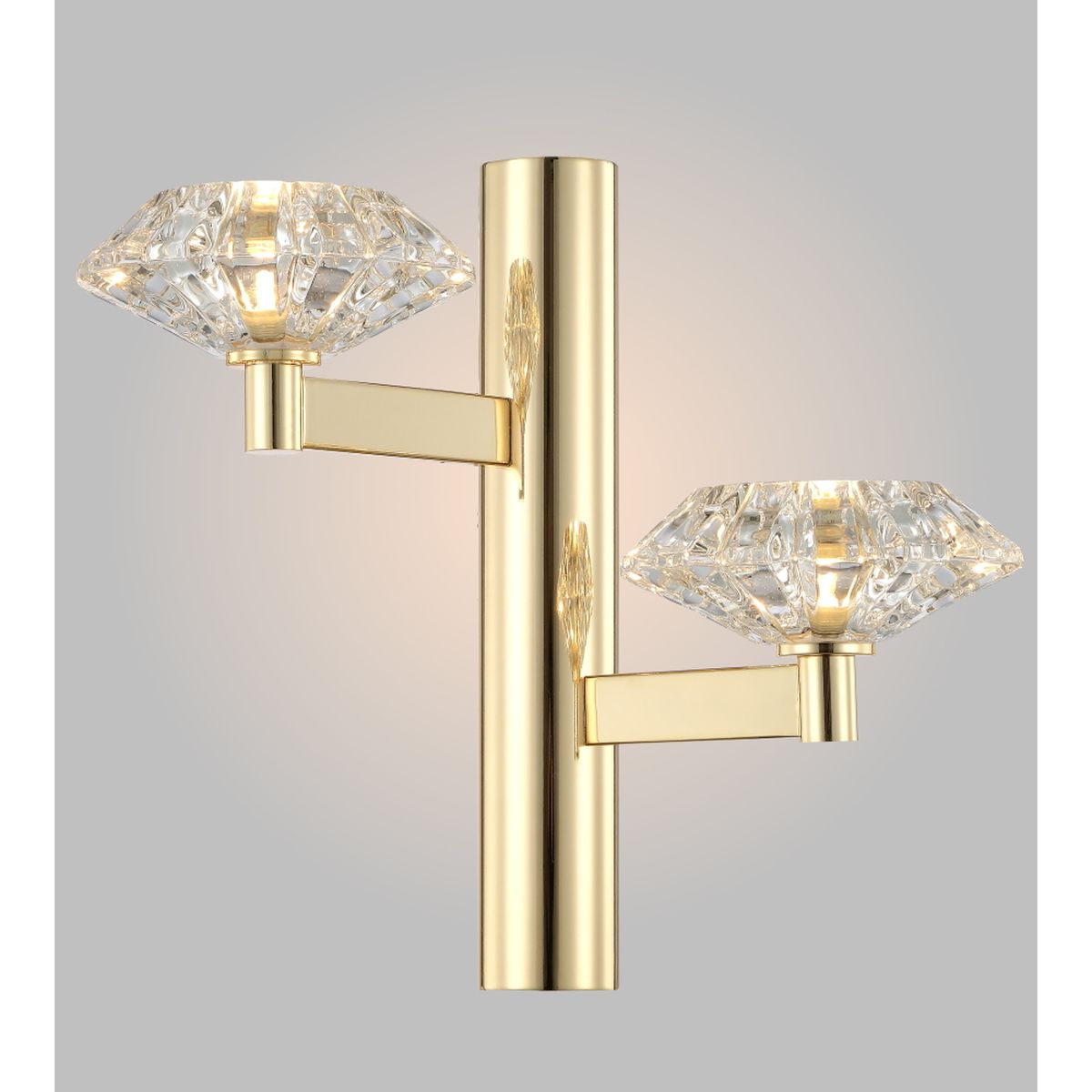 Бра Crystal Lux Rebeca AP2 Gold