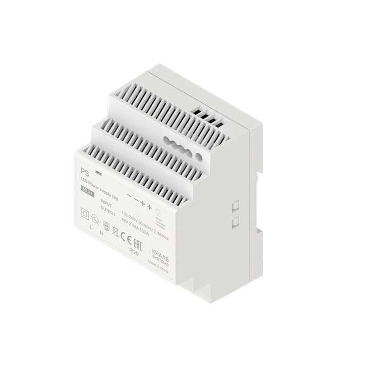 Блок питания Kraab Systems PS LED DIN 100Вт 2.08А 48В 30.2.1