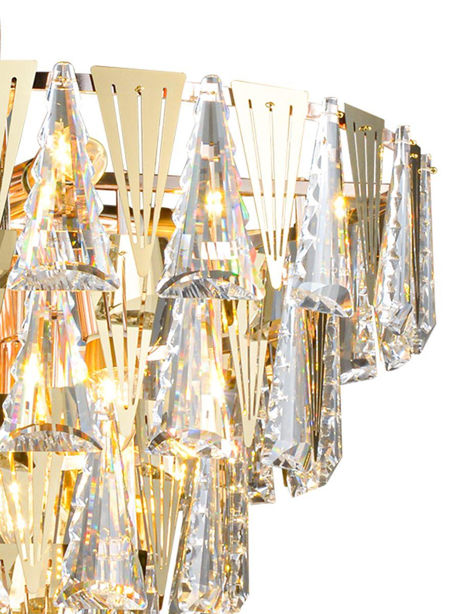 Подвесная люстра Natali Kovaltseva Amanda II 81441/12C Gold