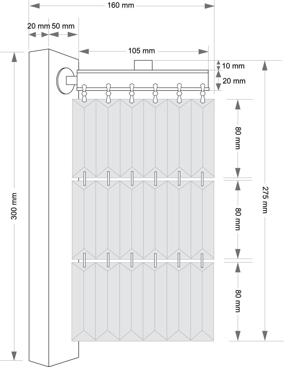 Настенный светильник KUTEK ELLINI ELL-K-1(P)100/III