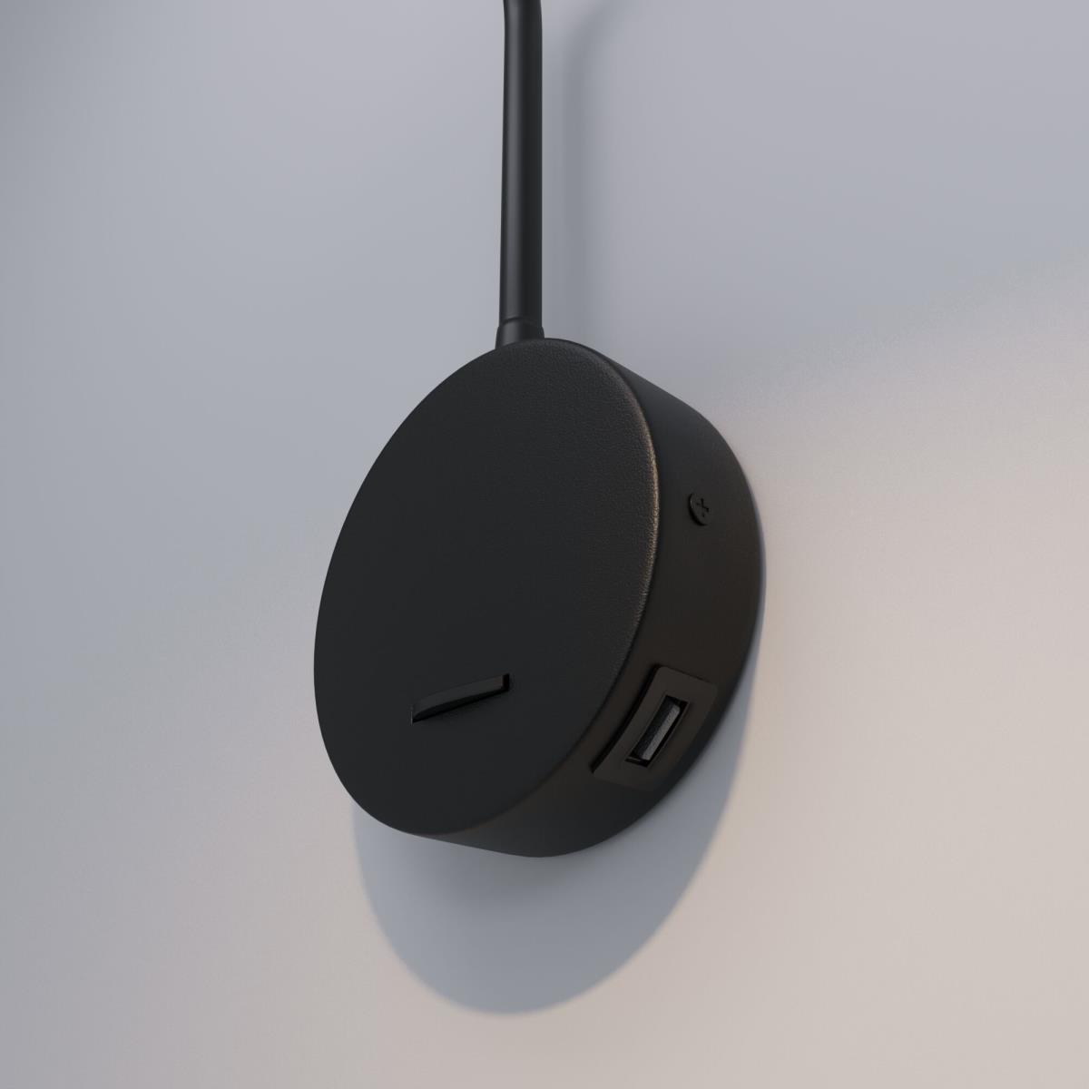 Бра Elektrostandard Stem 40120/LED черный a060540