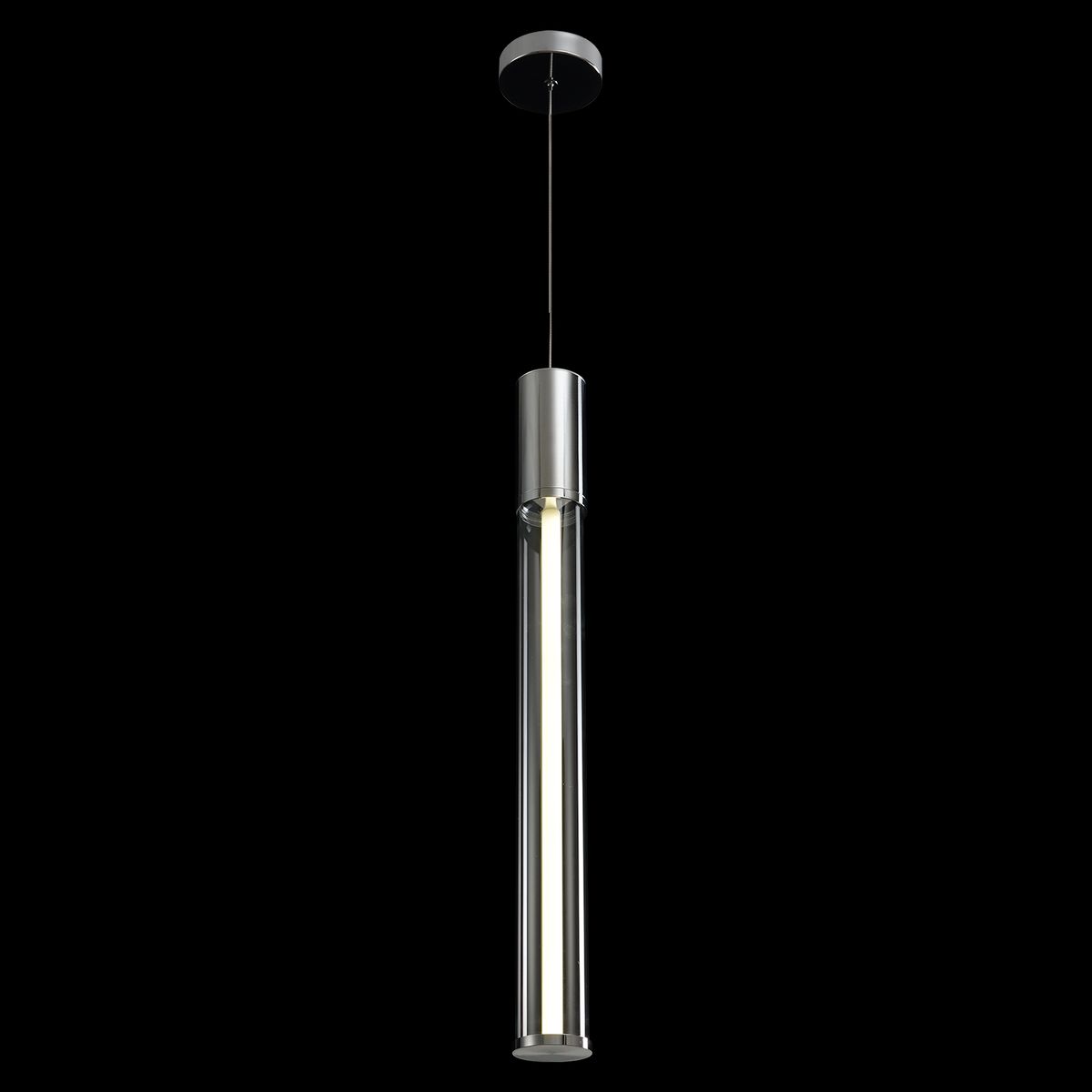 Подвесной светодиодный светильник Crystal Lux Lineup SP11W Led Chrome