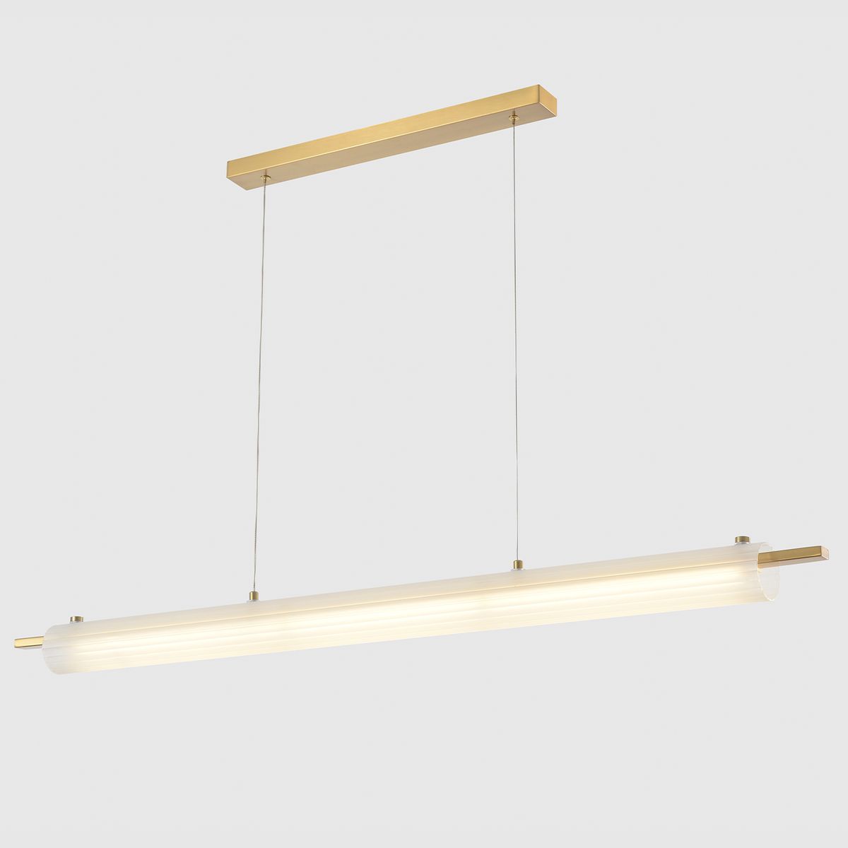 Подвесной светодиодный светильник Crystal Lux Tunnel SP40 Led Brass