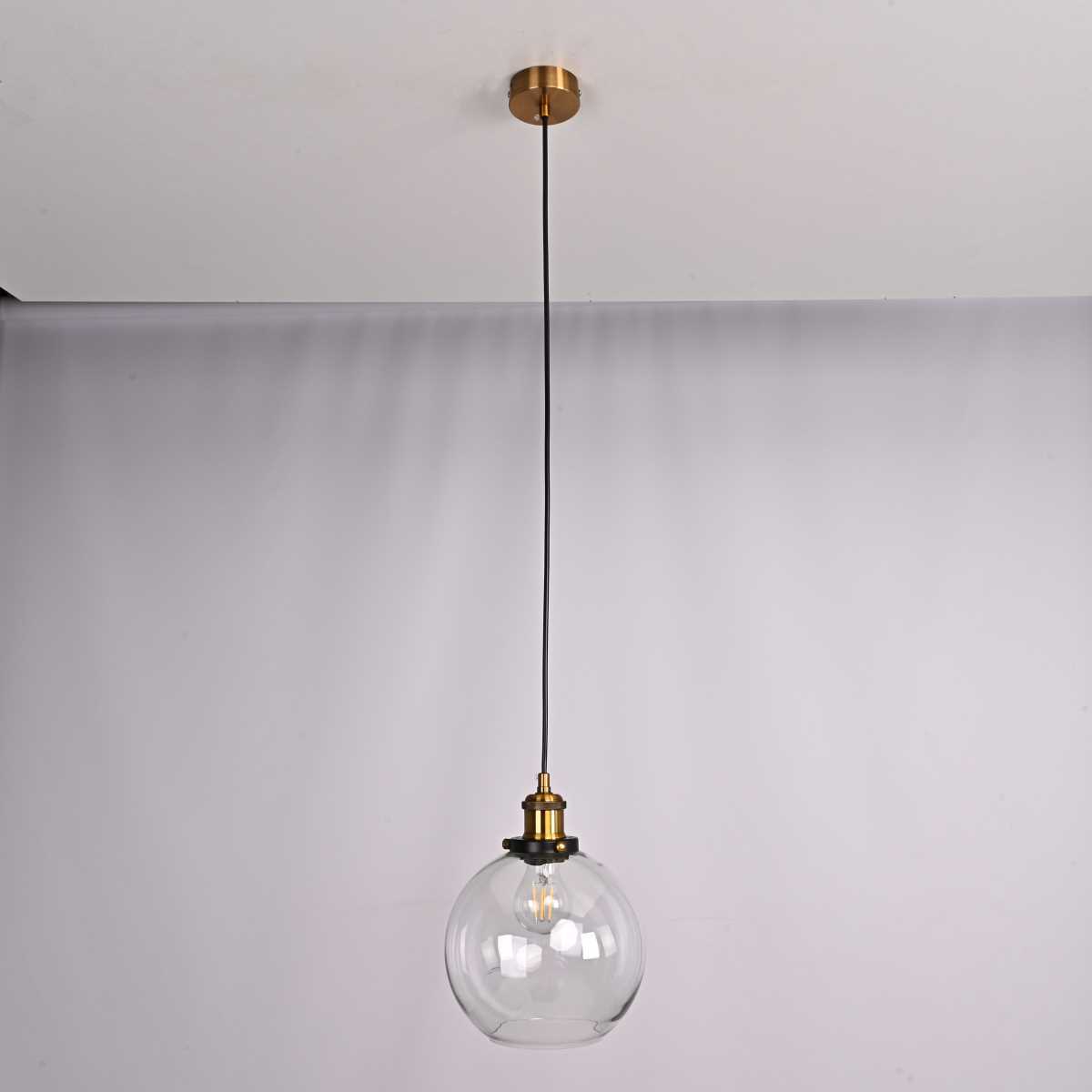 Подвесной светильник Imperium Loft Clear Glass Sphere Cloche 191634-22