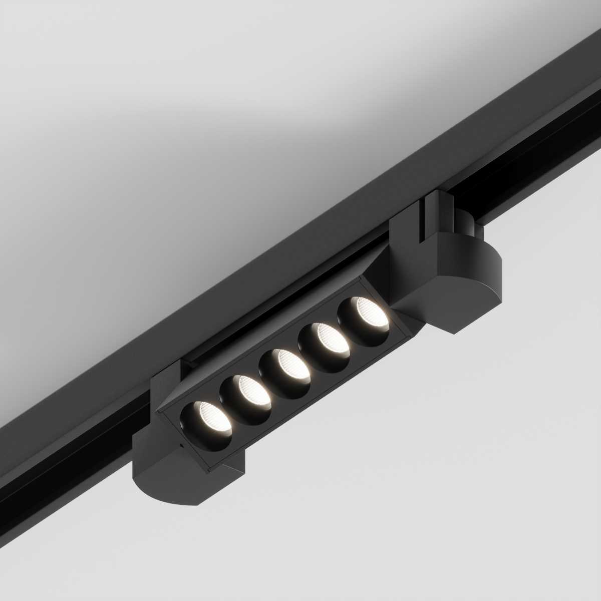Трековый линейный светильник направленного света Hesby Lighting Skylite Однофазный,213мм- 4000К, чёрный HSBL_0022