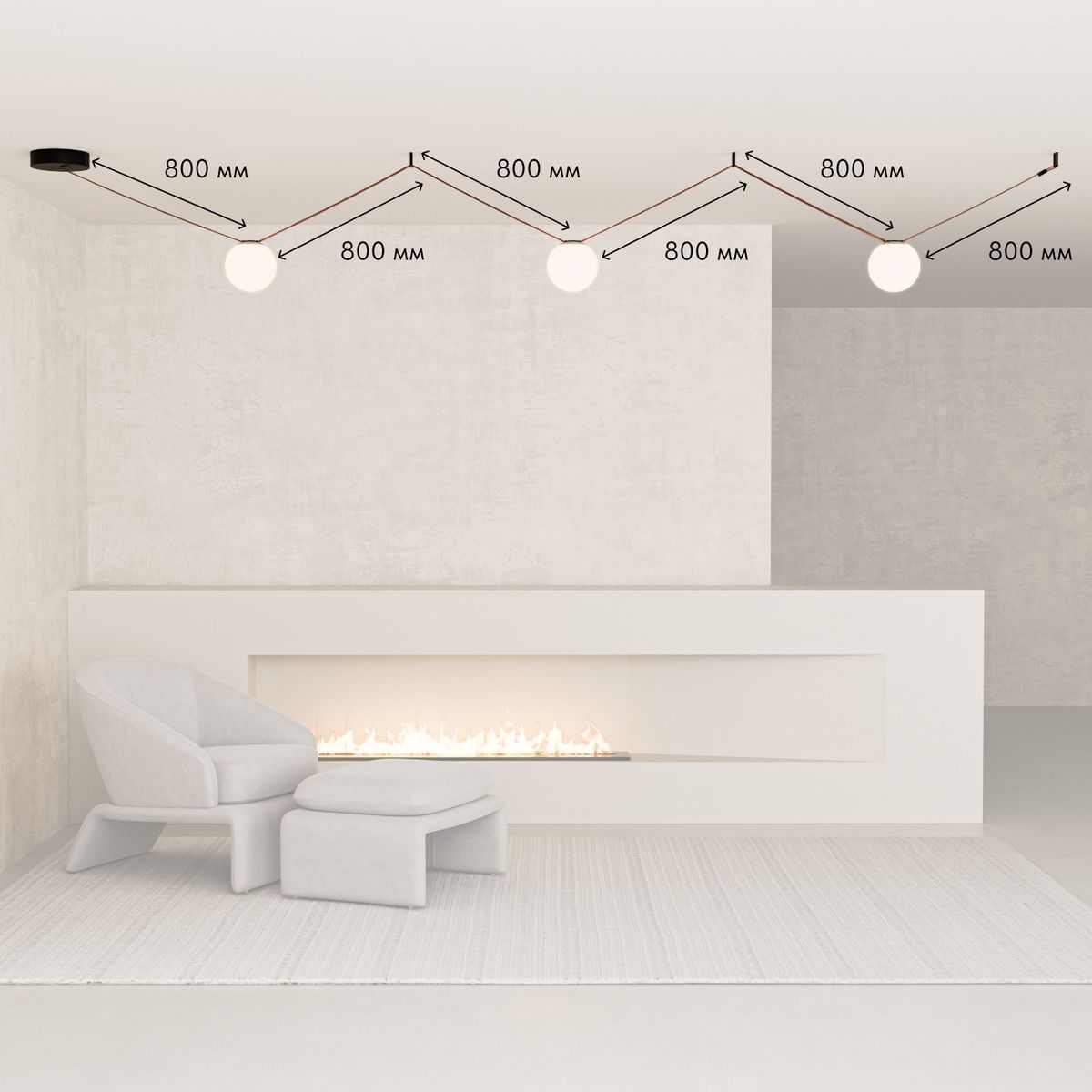 Комплект ременной трековой системы Denkirs Belty Set DK55SET24-01-BR