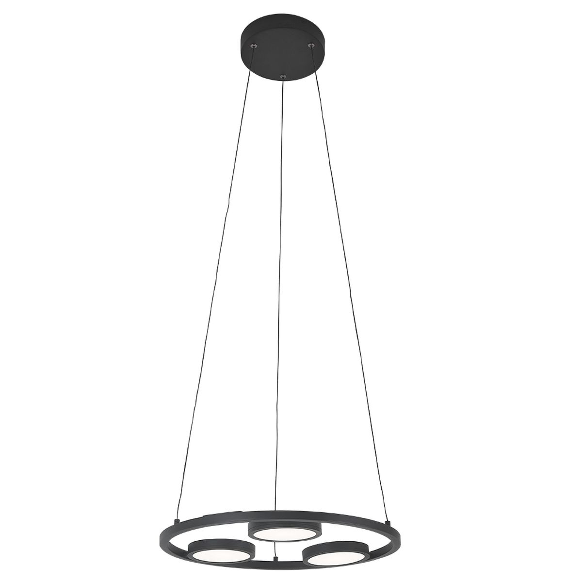 Подвесная светодиодная люстра Crystal Lux CLT 027C3 D450 BL