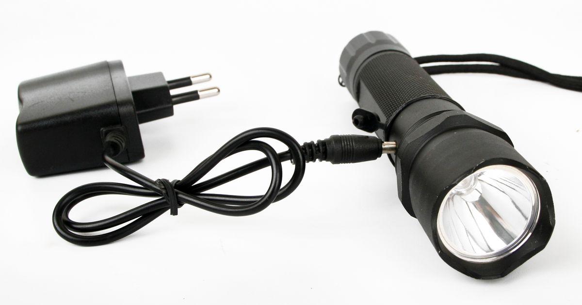 Ручной светодиодный фонарь Ultraflash Accu Profi аккумуляторный 130х36 80 лм E145 12352