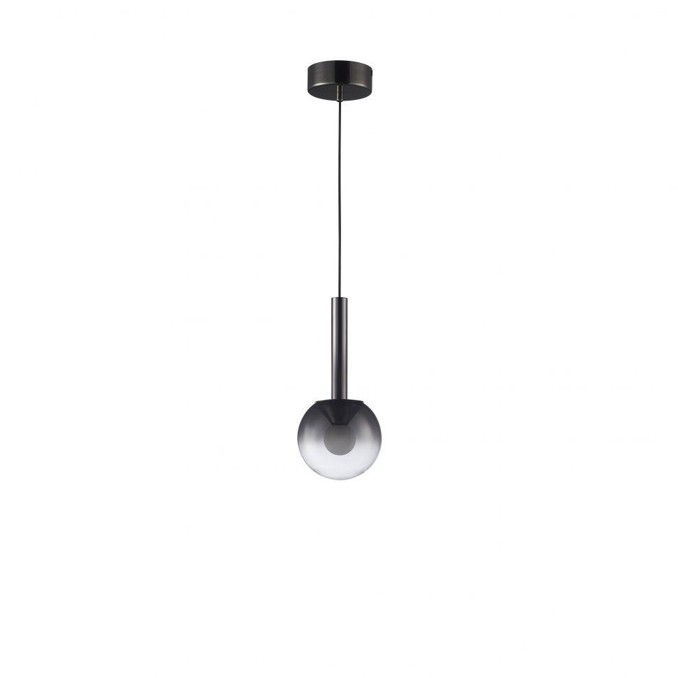 Подвесной светодиодный светильник iLedex Aura 8615P-1S BK-SM